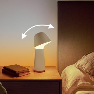 Philips Hue Twilight Smart Sleep And Wake-Up Lamp, Black Control With Alexa
