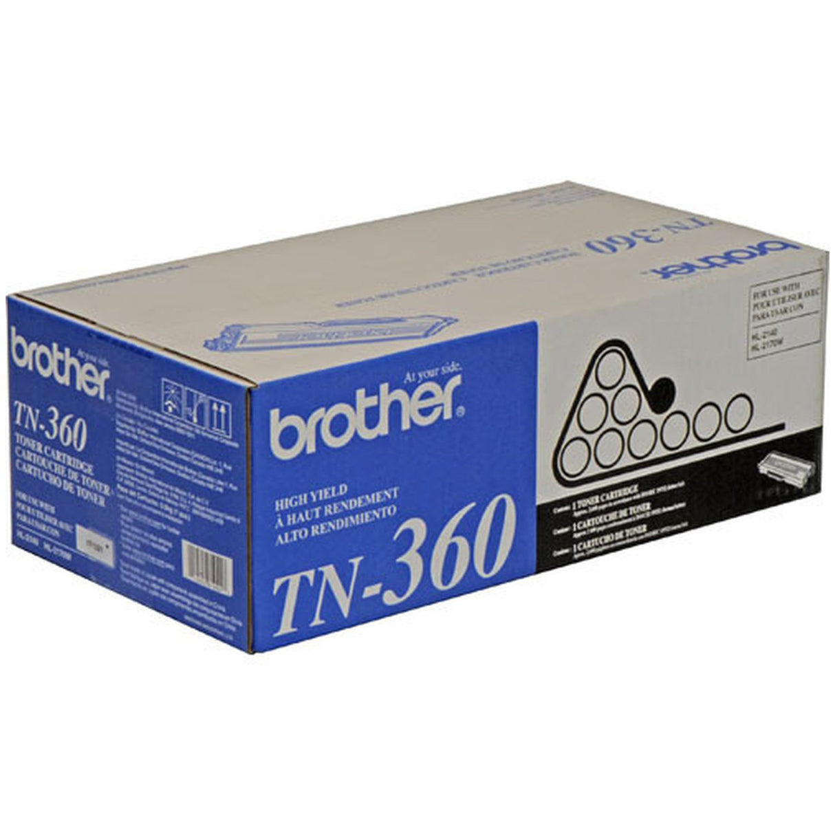 Brother TN360 Original Toner Cartridge - Laser - 2600 Pages - Black - 1 Each