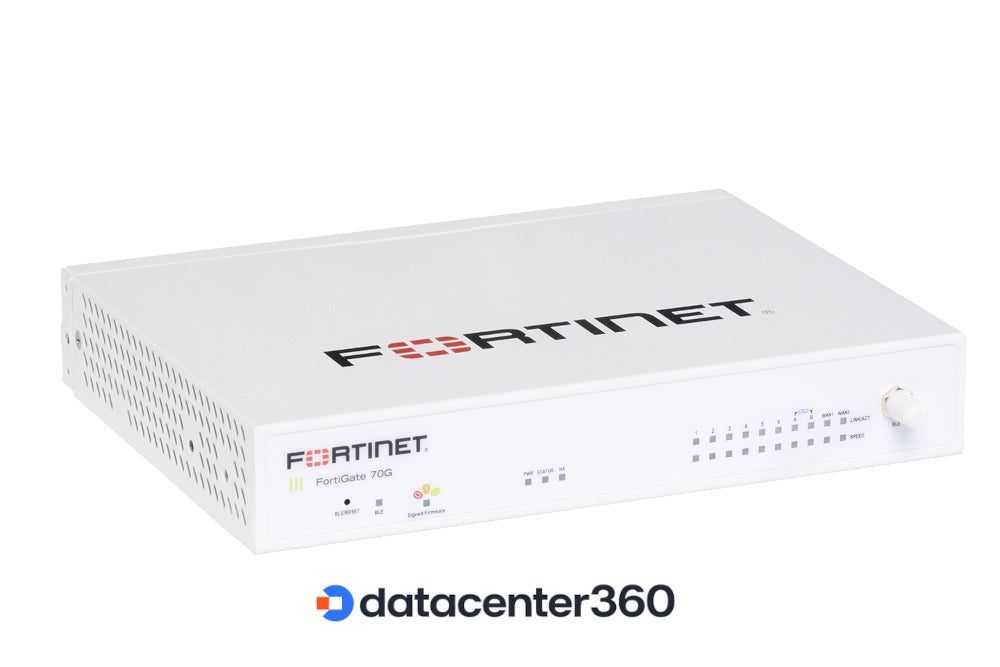Fortinet FortiWiFi-70G Hardware plus 1 Year FortiCare Premium and FortiGuard Enterprise Protection (FWF-70G-A-BDL-809-12)