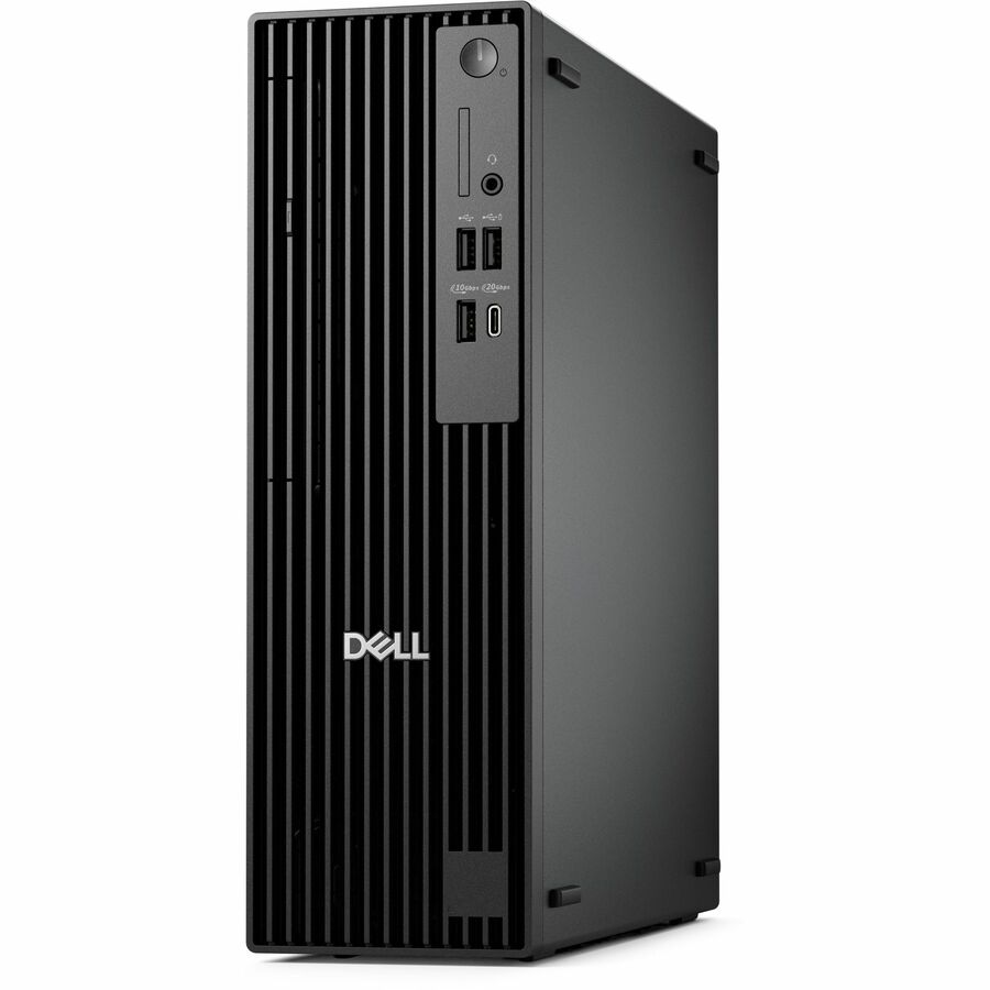 Dell Pro Slim Plus QBS1250 Desktop Computer - Intel Core Ultra 7 265 - 32 GB - 512 GB SSD - Slim PC - Standard Black - Intel Chip - Windows 11 Pro - Intel DDR5 SDRAM - DVD-Writer - English (US) Keyboard - 260 W