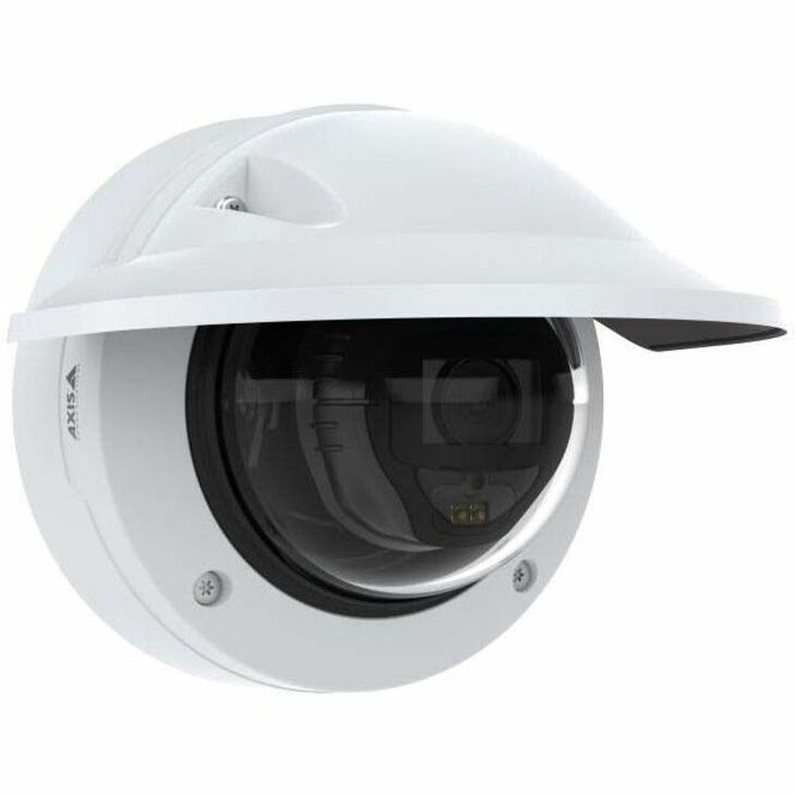 AXIS P3267-LVE 5 Megapixel Outdoor Network Camera - Color - Dome - White - 131.23 ft Infrared Night Vision