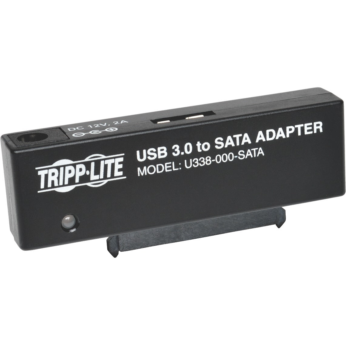 TRIPP LITE USB 3.0 SuperSpeed to SATA III Adapter 2.5/3.5 Inches Hard Drives, Black (U338-000-SATA) USB to SATA III