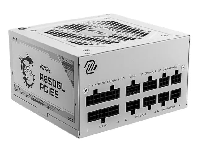 MSI MAG A850GL PCIE5 White Power Supply
