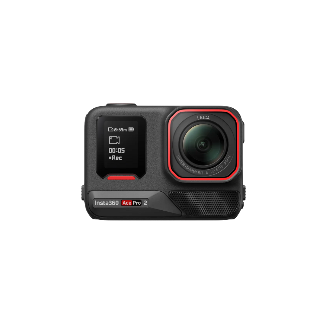 Insta360 ACE PRO 2 Waterproof Action Camera with Dual Battery - Black