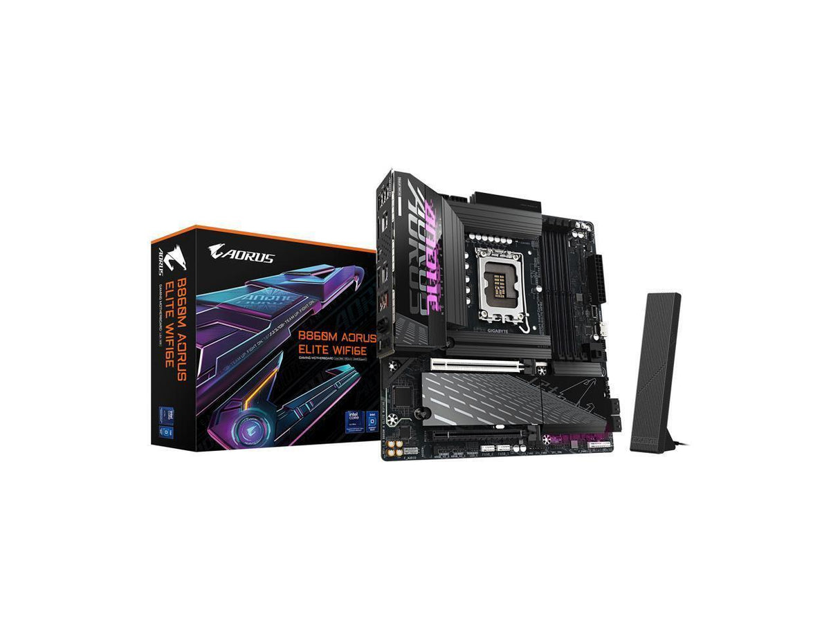 GIGABYTE B860M AORUS ELITE WIFI6E Intel Core Ultra (Series 2) LGA 1851 Motherboa