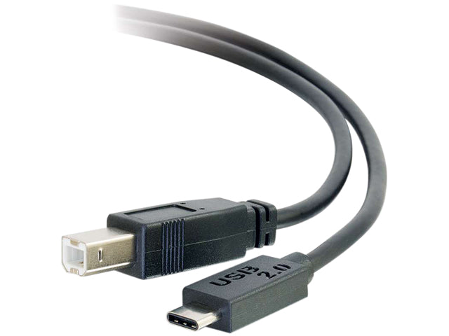 C2G 28858 3FT USB 2.0 USB-C TO USB-B CABLE M/M - BLACK