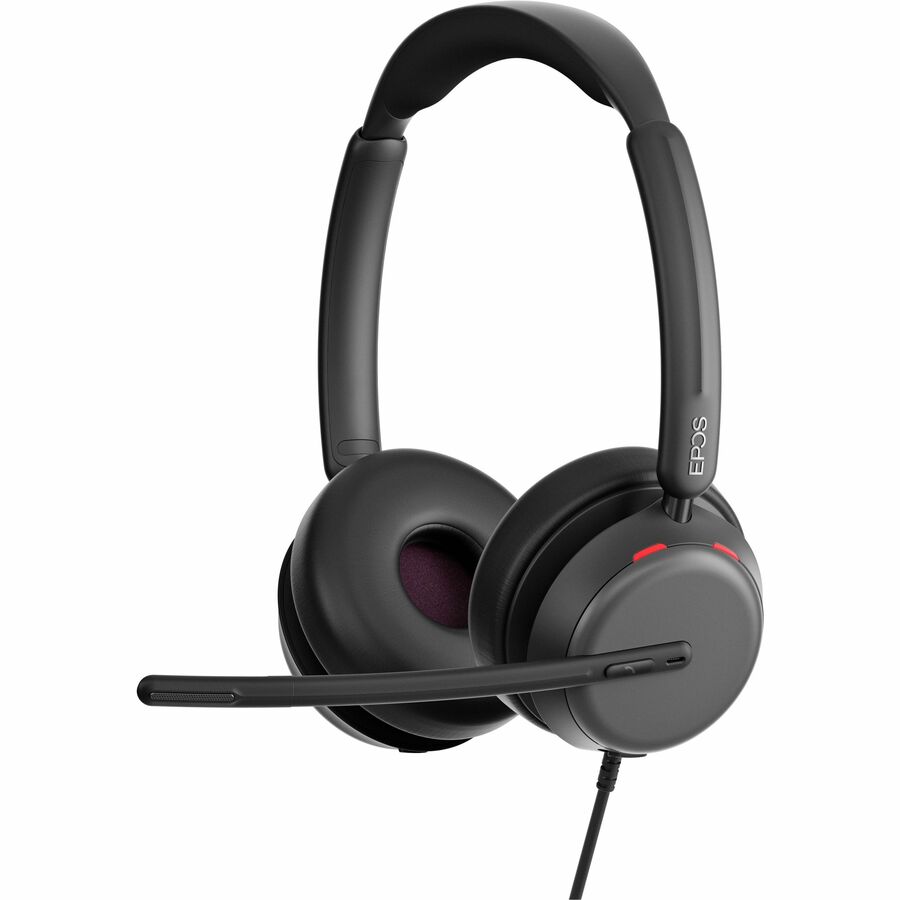 EPOS IMPACT 860 ANC Headset - Microsoft Teams Certification - Stereo - USB Type C - Wired - On-ear, Over-the-head - Binaural - Supra-aural - Noise Canceling