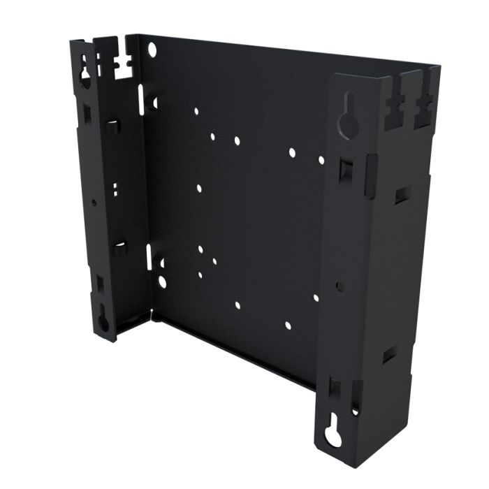 Rack Solutions Mounting Bracket For Desktop Computer, Monitor, Flat Panel Display - Black - TAA Compliant