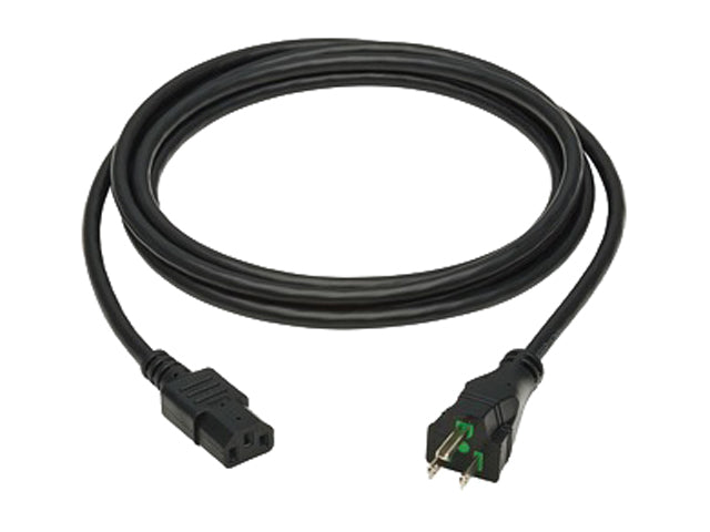 Tripp Lite Safe-IT Antibacterial Hospital-Grade Power Cord Medical, 5-15P to C13, Green Dot, 13A, 125V, 16 AWG, 6ft / 1.8M Cord (P006AB-006-HG)