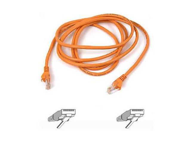 Belkin A3L791-03-ORG-S 3 ft. Cat5e Network Cable (Orange)