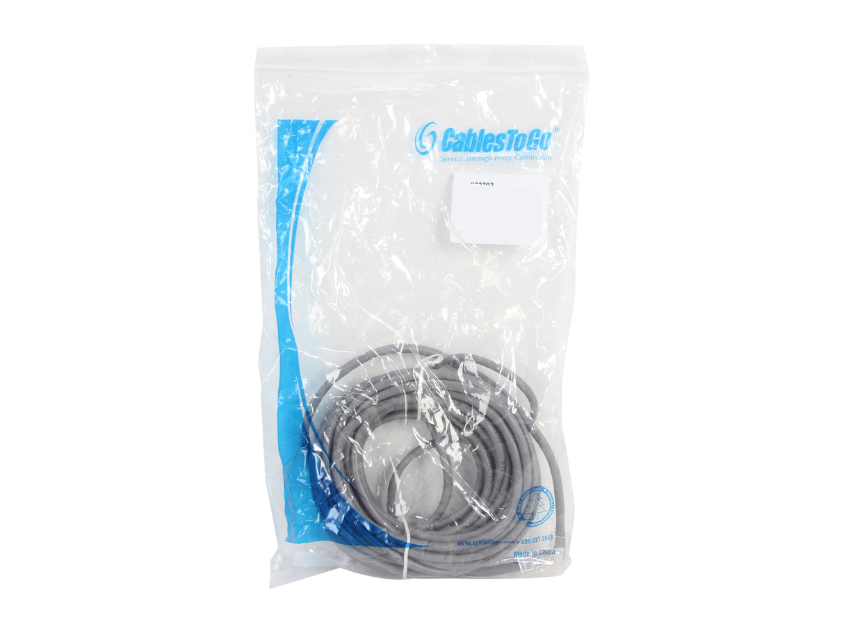 C2G 22702 Cat5e Cable - Non-Booted Unshielded Ethernet Network Patch Cable, Gray (25 Feet, 7.62 Meters)