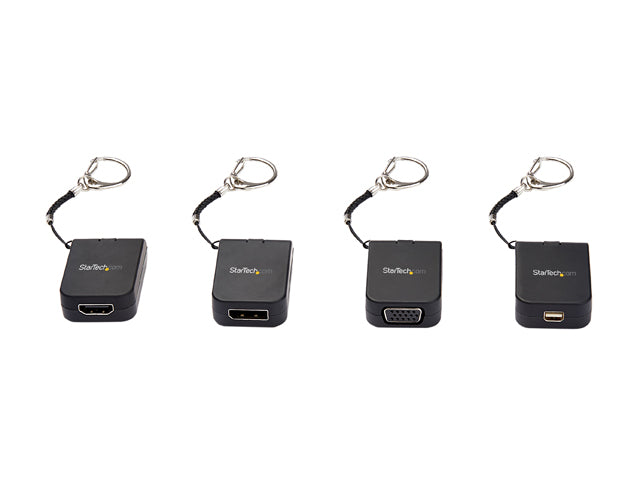 StarTech.com USB-C to DisplayPort Adapter - 4K 60Hz DP Adapter with Built-In Flex Cable and Keychain (CDP2DPFC)