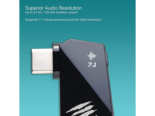 Mad Catz AF00C3INBL01 F.R.E.Q. DAC-L Audio Adapter