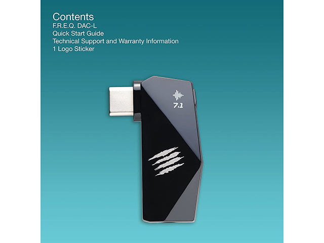 Mad Catz AF00C3INBL01 F.R.E.Q. DAC-L Audio Adapter