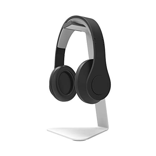 Kanto H1W Universal Headphone Stand With Curved Silicone Padding White