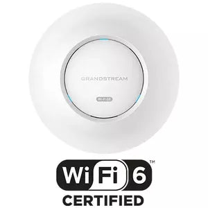 Grandstream GWN7665 AP, Wi-Fi 6E, 802.11ax, Tri-Band 2x2:2 MU-MIMO DL/UL OFDMA, 384 Klientu, 48 SSID