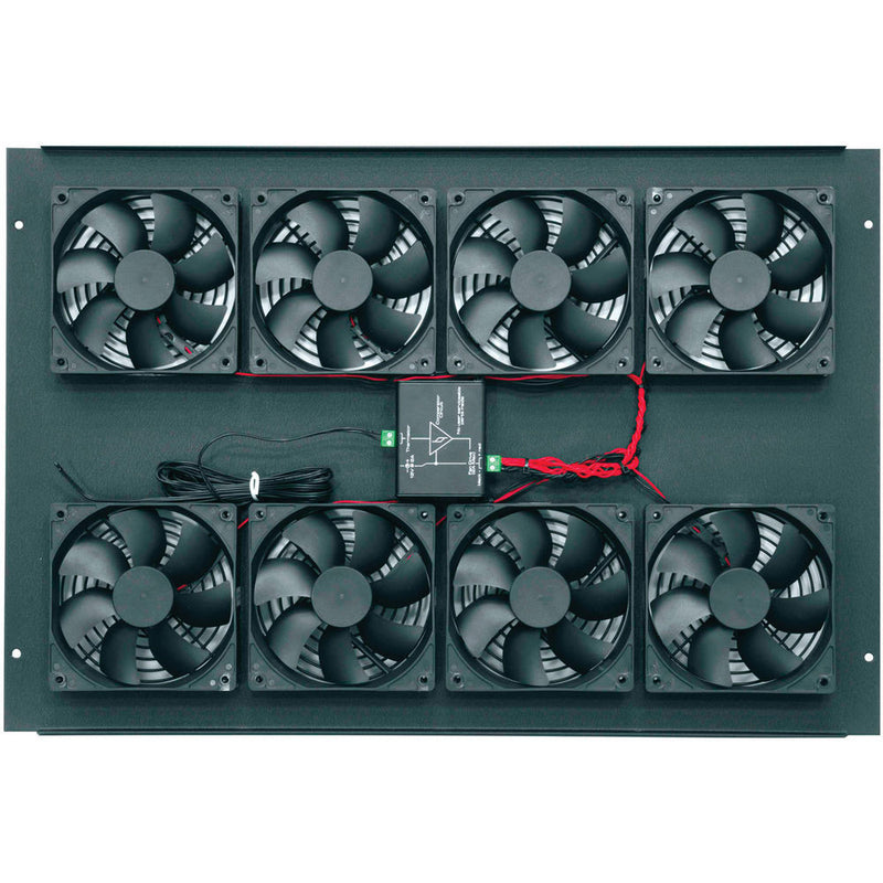 Middle Atlantic 552 CFM Fan Top, With Controller For BGR Series