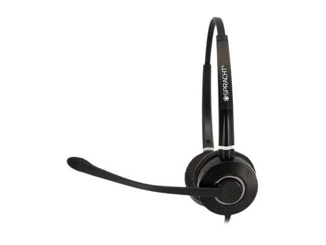 Spracht Wired Noise Canceling Stereo On Ear Computer Headset Black (HS-WD-USB-2) HSWDUSB2
