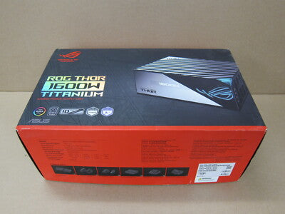 OPEN BOX - ASUS ROG-THOR-1600T-GAMING Power Supply Unit 1600 W 20+4 Pin ATX Silver