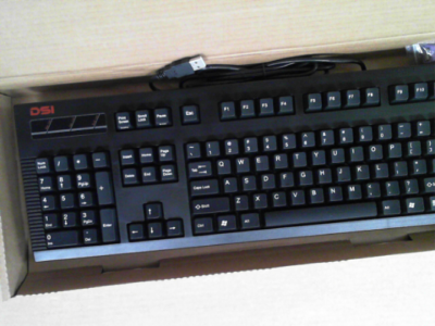 OPEN BOX - Black USB Left Handed Keyboard Cherry Mechanical Switch Ergoguys