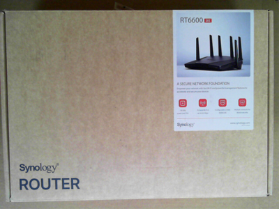 OPEN BOX - Synology RT6600AX (GL) Wi-Fi 6 AX 6600 Router