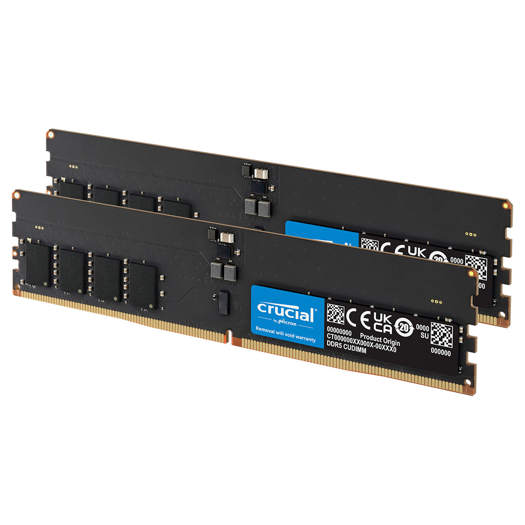Crucial 64GB (2 x 32GB) 288-Pin PC RAM DDR5 6400 (PC5 51200) Desktop Memory Model CT2K32G64C52CU5