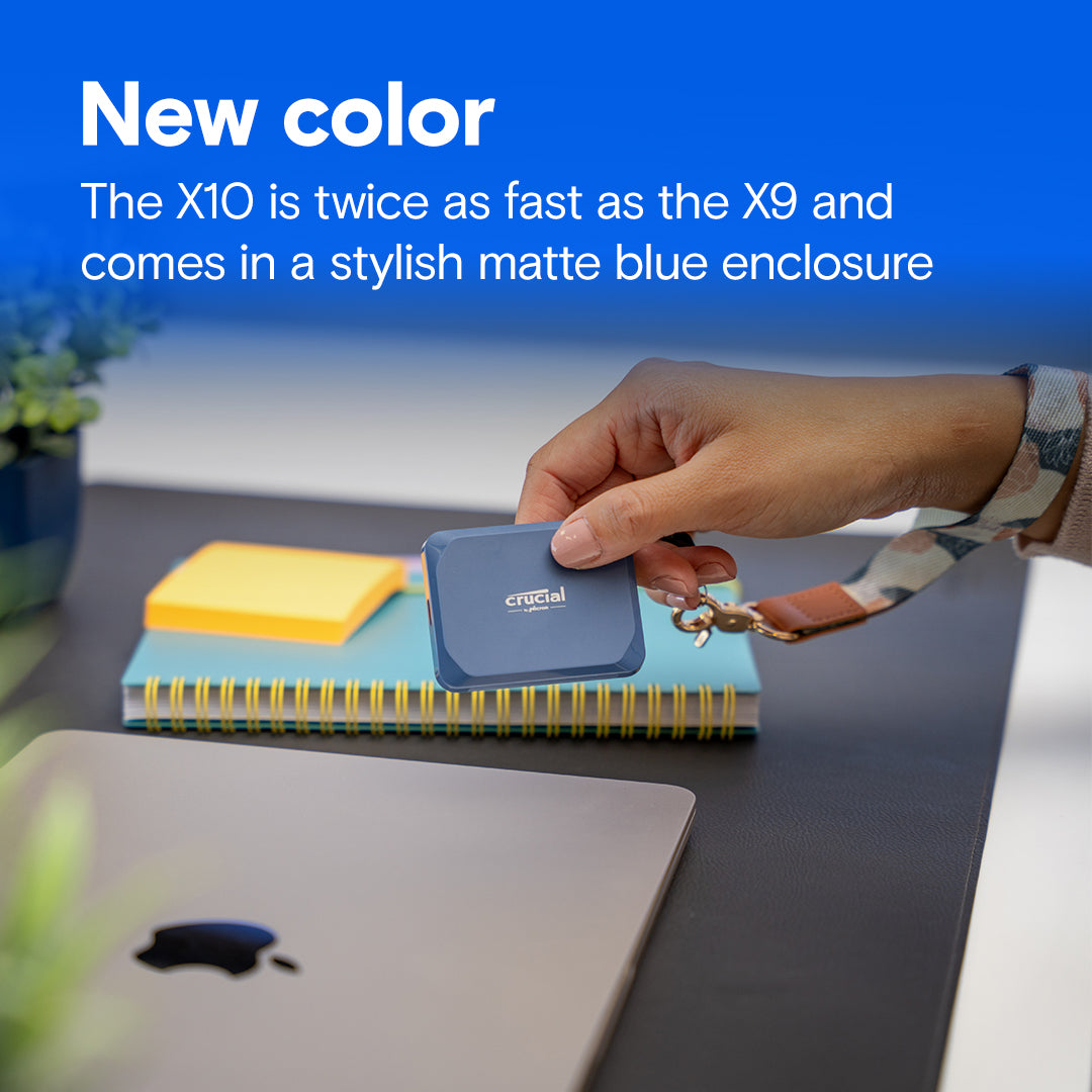 Crucial X10 1TB USB 3.2 Gen 2x2 SSD