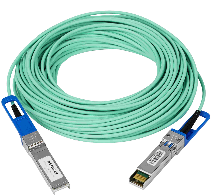 Netgear 20m Direct Attach Active Optical SFP+ Dac Cable AXC7620-10000S