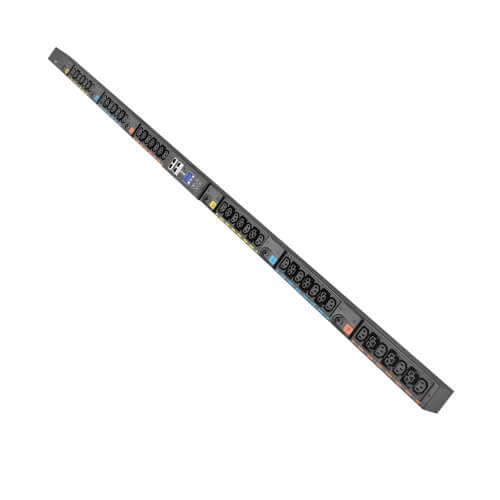 Eaton Universal-Input Managed PDU G4, 208V and 415/240V, 42 Outlets, Input Cable Sold Separately, End-Entry Input, 72-Inch 0U Vertical