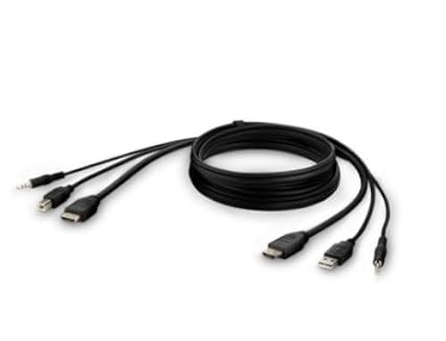 Belkin TAA HDMI/USB/AUD CBL,HDMI M/M; USB A/B, 10FT