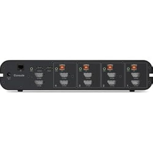 Belkin Universal 2nd Gen Secure KVM Switch, 4-Port Dual Head No CAC