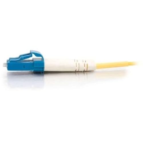 C2G 26566 OS2 Fiber Optic Cable - LC-LC 9/125 Duplex Single-Mode PVC Fiber Cable, Yellow (16.4 Feet, 5 Meters)