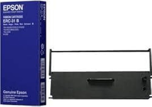 Genuine Epson 10-Pack Black ERC-31B Ink Cartridge Ribbon For: TM-H5000TM, TM-H5000II, TM-H5200, TM-U590, TM-930, TM-U950, TM-U925, U950M, ERC 31