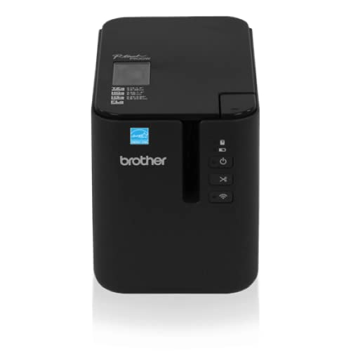 Brother PT-P900WC High-Resolution Industrial Desktop Label Printer with Wi-Fi®, Black, Large PT-P900WC; WiFi