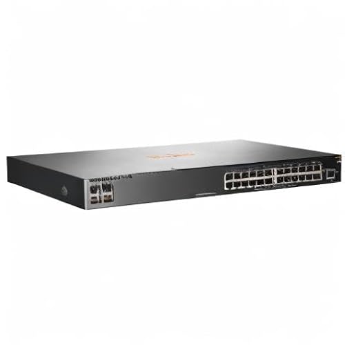 HP JL253A Aruba 2930F 24G 4SFP+ - Switch - L3 - Managed - 24 x 10/100/1000 + 4 x 1 Gigabit / 10 Gigabit SFP+ (uplink) - Rack-mountable