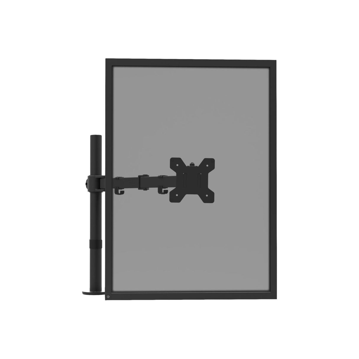 Kanto Single Arm Desktop Monitor Mount/Stand for 17 - 34 - Black - DML1000