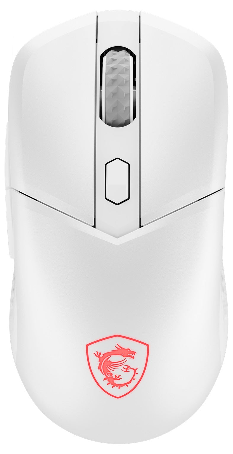 MSI VERSA 300 ELITE White Bluetooth / 2.4GHz / Wired Optical Wireless Gaming Mouse