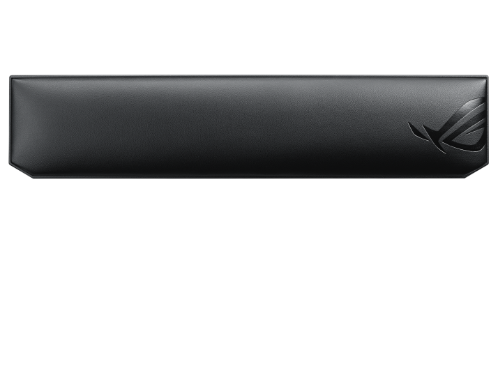 ASUS AC01 ROG Gaming Wrist - Smooth Leatherette Surface with Foam Cushion Core For High-Level Comfort | Splash-Resistant | Durable Anti-Fray Edges | Non-Slip Feet | Compatible with Tenkeyless Keyboard