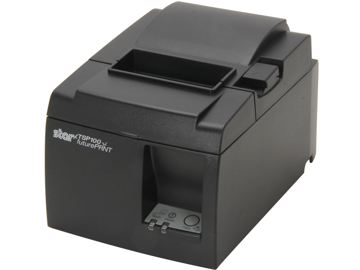Star Micronics 39464910 TSP100III Series TSP143 Thermal Receipt Printer, Auto-cutter, Ethernet (LAN), Ethernet Cable, Internal Power Supply, Gray - TSP143IIILAN GY US