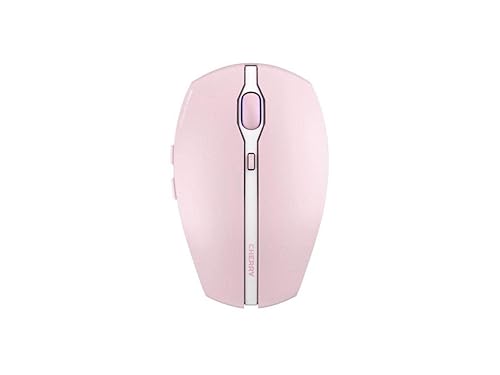 CHERRY GENTIX BT Wireless Bluetooth Mouse, Multi-Device Function for up to 3 Devices, Switchable Resolution (1000/2000 DPI), 7 Buttons and Scroll Wheel, Battery Operated, Black (Cherry Blossom)