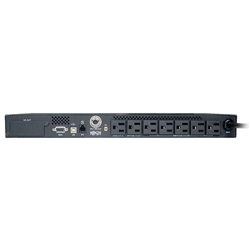 TRIPP LITE SMART500RT1UTAA 500VA 300W UPS Smart Rackmount with AVR 120V USB/DB9/1U/RM/TAA/GSA