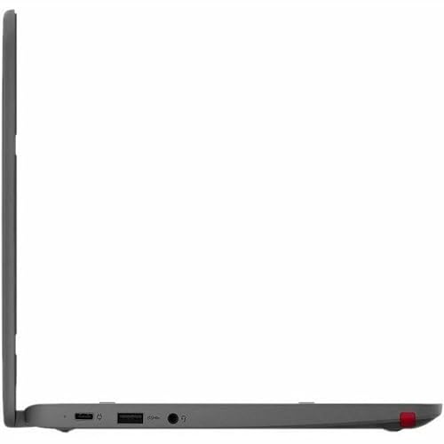 Lenovo 300e Yoga Chromebook Gen 4 82W2002GUS 11.6 Touchscreen Convertible 2 in 1 Chromebook - HD - Octa-core (ARM Cortex A76 + Cortex A55) - 4 GB - 32 GB Flash Memory - English Keyboard - Graphite Gr