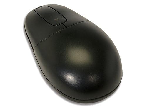 Seal Shield Silver SURF Corded Laser Mouse with Built-in Glide Scrolling System - Mouse - Laser - Wired - PS/2, USB - Black