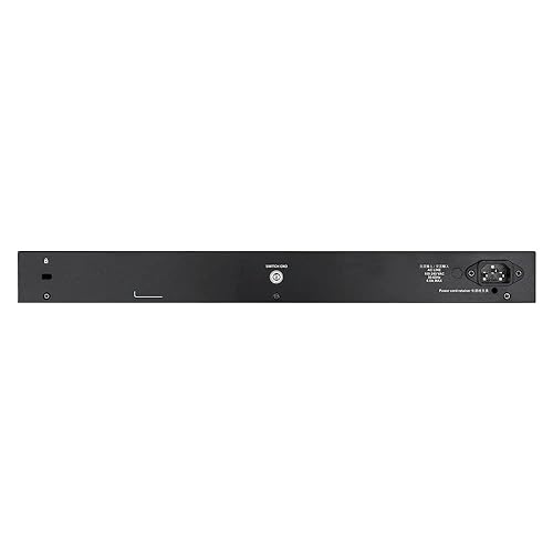 D-Link 28-Port 10-Gigabit Smart Managed PoE Switch - 28 Ports - Manageable - 3 Layer Supported - Modular - 370 W PoE Budget - Twisted Pair, Optical Fiber - PoE Ports - Lifetime Limited Warranty