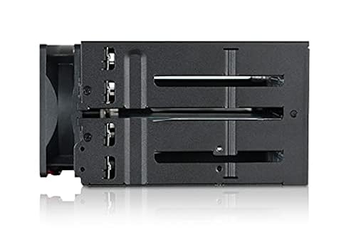 ICY DOCK Rugged 8 x 2.5 SAS/SATA HDD/SSD Mobile Rack Enclosure for 2 x 5.25 Bay (2 x Mini-SAS HD) | ToughArmor MB508SP-B 2x 4 Bay