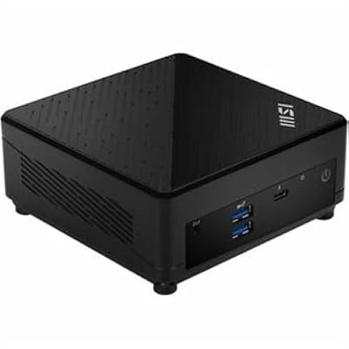 MSI Cubi 5 Desktop: Intel Core i5-1235U, Intel Iris Xe Graphics, 16GB Memory, 1TB SSD, WiFi 6E, Win 11 Home: Black 12M-286US