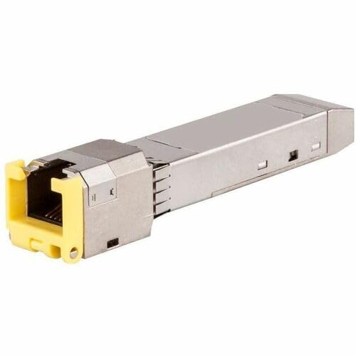 Aruba Networking 1G SFP RJ45 100m Cat5e Transceiver - For Data Networking, Optical Network - 1 x RJ-45 1000Base-T Network - Twisted PairGigabit Ethernet - 1000Base-T - 1 Gbit/s - 0.10 km Maximum Dista