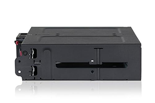 ICY DOCK Rugged 4 x 2.5 SAS/SATA HDD/SSD Mobile Rack Enclosure for 5.25 Bay (with Fan Control) | ToughArmor MB607SP-B