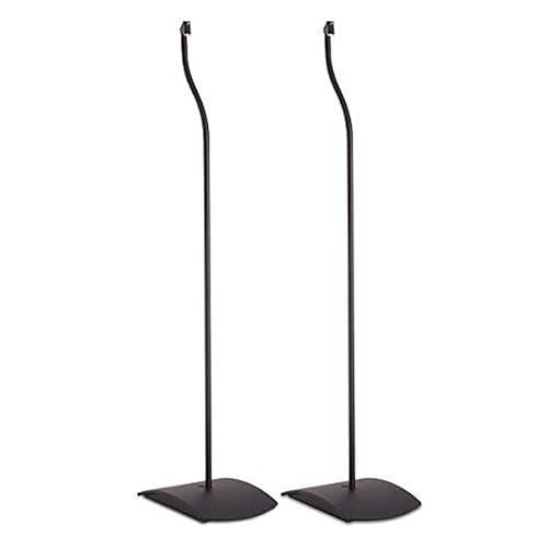 Bose UFS-20 Series II Universal Floor Stands (Pair of 2) - Black & UB-20 Series II Wall/Ceiling Bracket Black Black Pair of 2 + Bracket Black