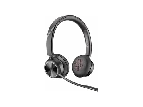 HP Poly Savi 7320 Headset - Stereo - Wireless - DECT - 590.6 ft - Over-The-Head - Binaural - Ear-Cup - Noise Cancelling Microphone